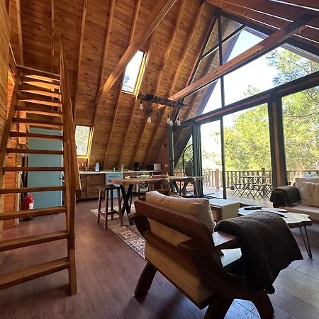 Panurlawoodenhouse Oezel Havuz& Sauna Mavi Esterno foto