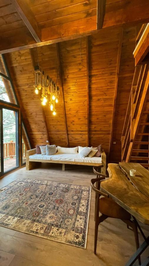 Panurlawoodenhouse Oezel Havuz& Sauna Mavi Esterno foto