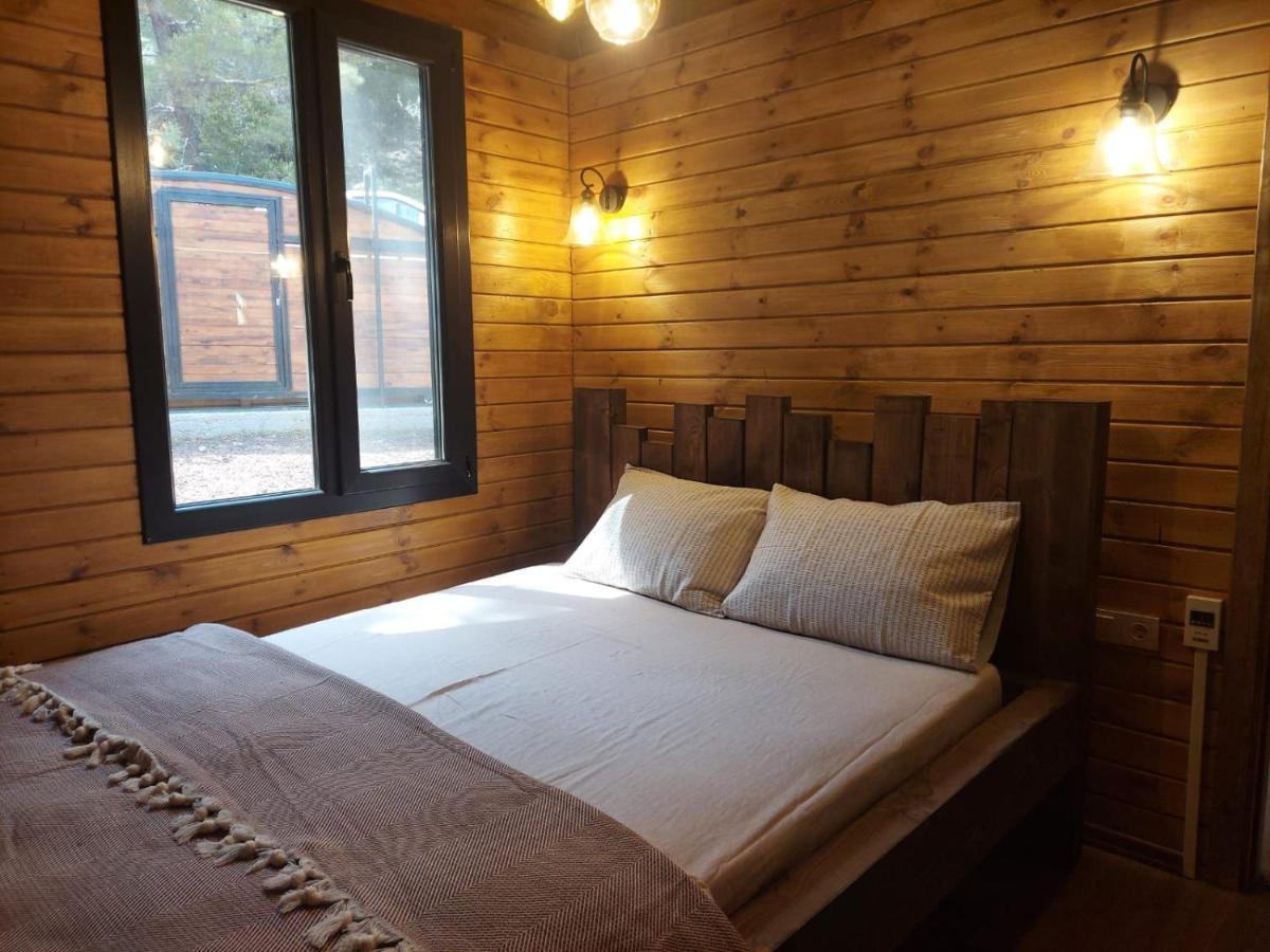 Panurlawoodenhouse Oezel Havuz& Sauna Mavi Esterno foto