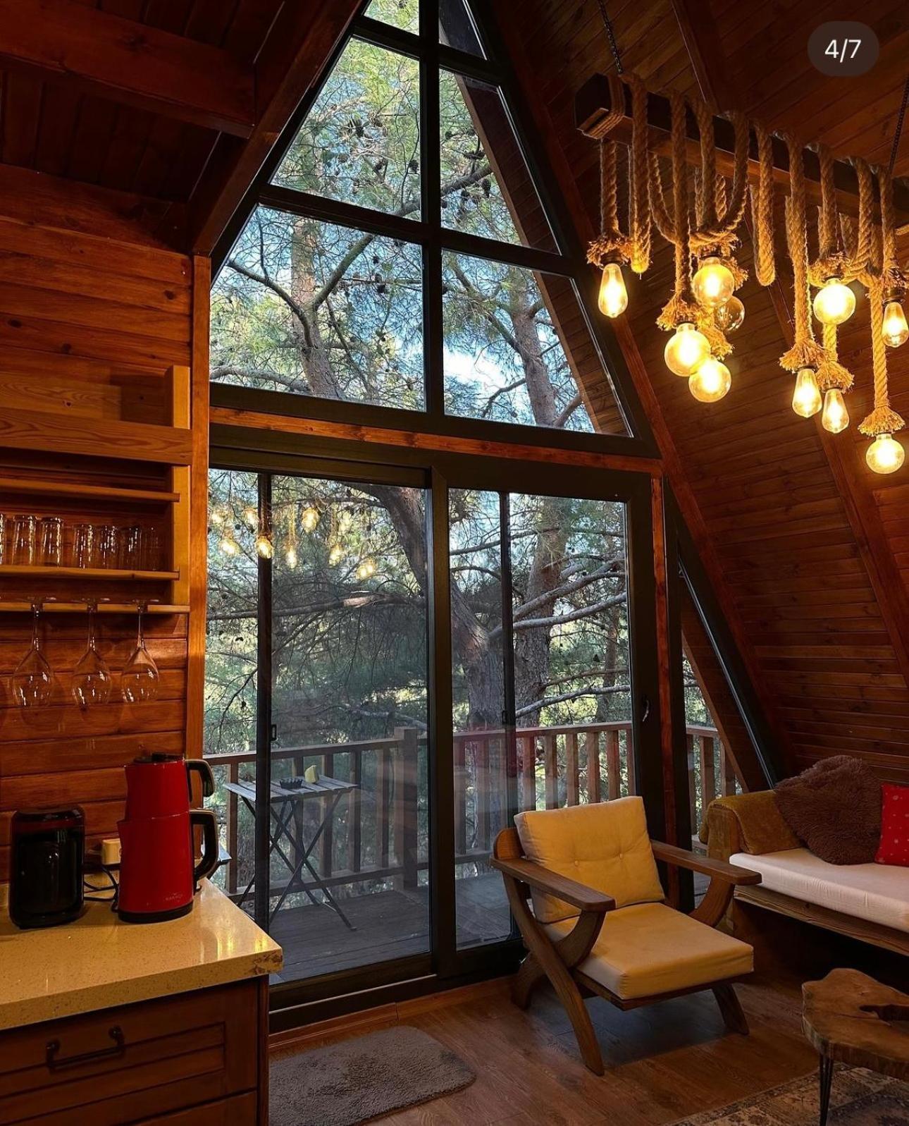 Panurlawoodenhouse Oezel Havuz& Sauna Mavi Esterno foto