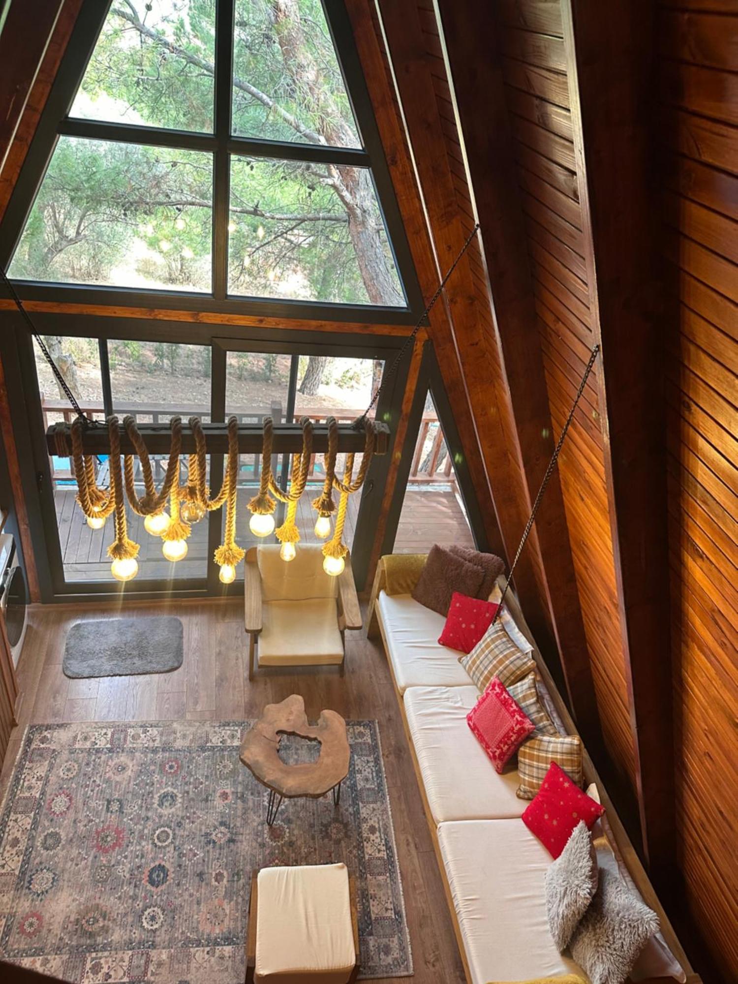 Panurlawoodenhouse Oezel Havuz& Sauna Mavi Esterno foto